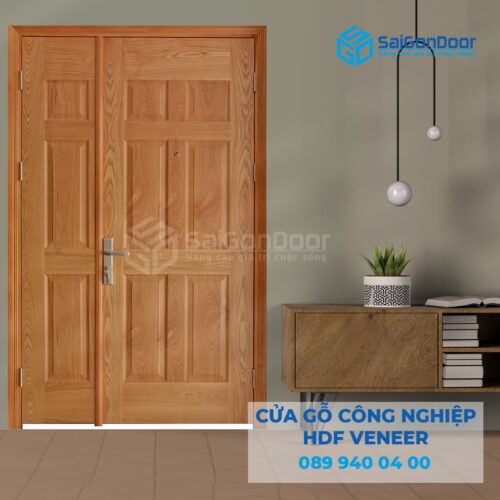 Cửa Gỗ HDF Veneer 9A-ASH 2-SGD