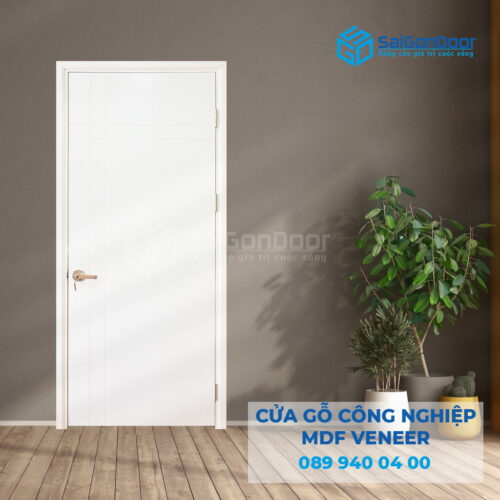 Cửa Gỗ MDF Veneer P1R4-C1-SGD