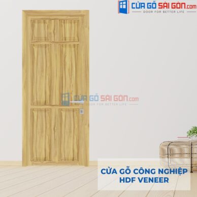 Cửa gỗ công nghiệp hdf veneer